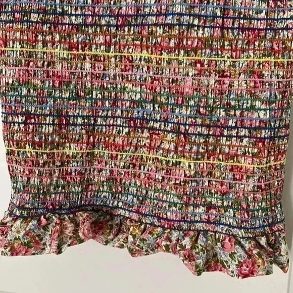 Pink Lily Bodycon Rainbow Scrunch Mini Dress, size medium - Picture 6 of 8